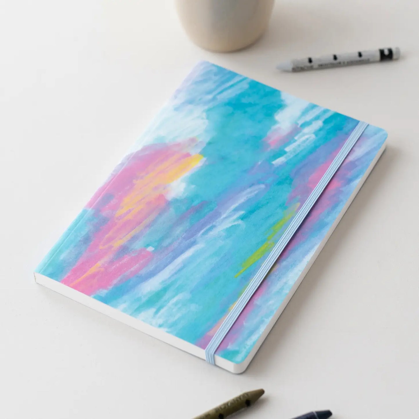 PASTEL WILD TEXTURES A5 NOTEBOOK