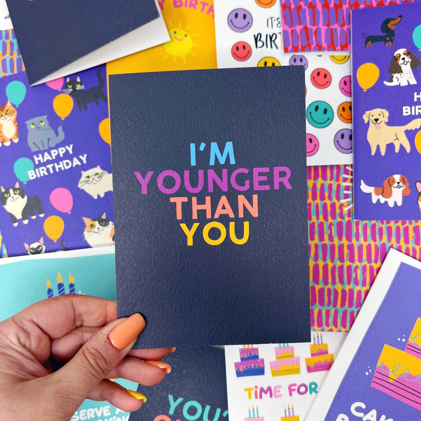 I'M YOUNGER THAN YOU CARD