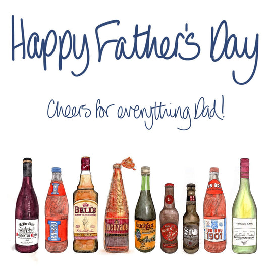 HAPPY FATHER'S DAY - CHEERS CARD