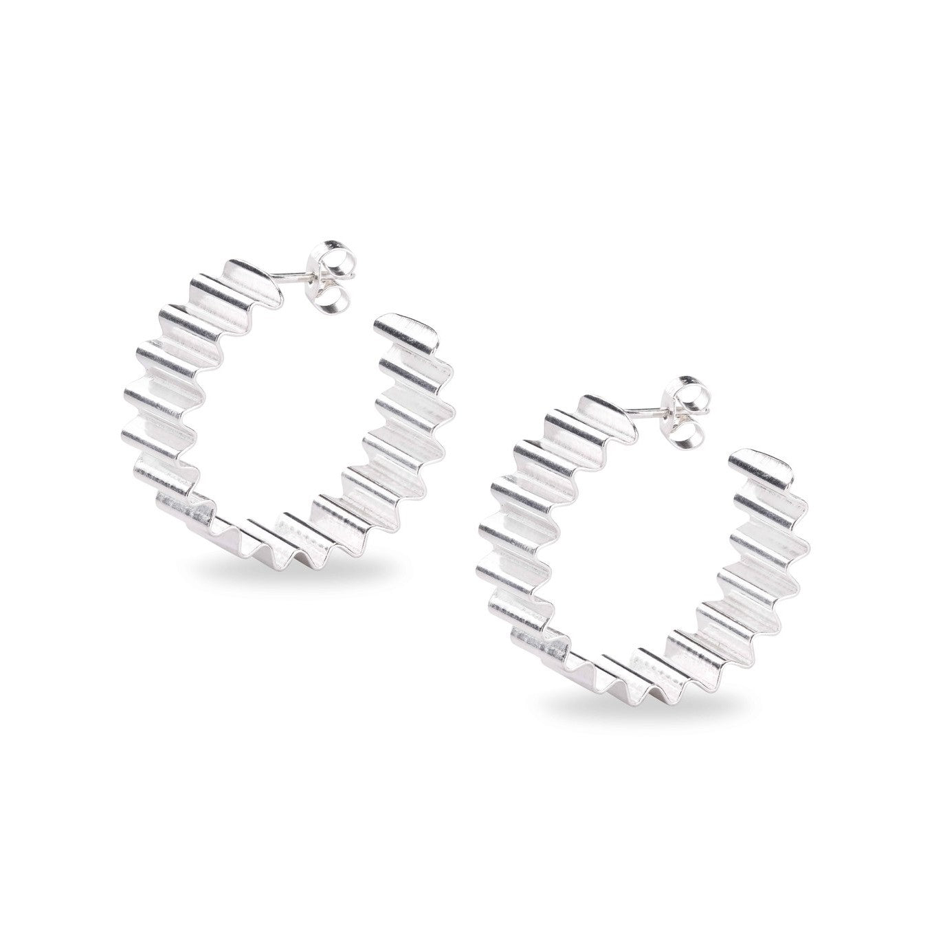 STATEMENT ONDULEE HOOPS - SILVER