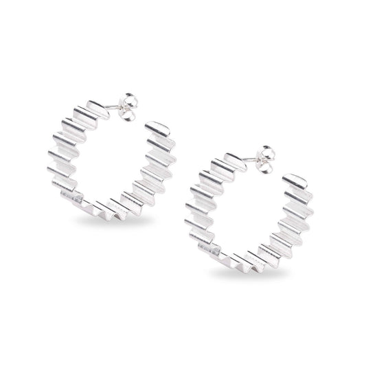 STATEMENT ONDULEE HOOPS - SILVER