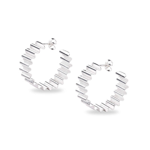 STATEMENT ONDULEE HOOPS - SILVER