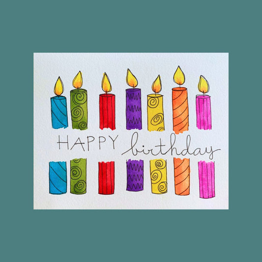 HAPPY BIRTHDAY CANDLES