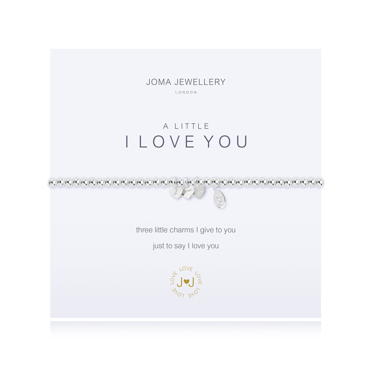 A LITTLE 'I LOVE YOU' SILVER BRACELET