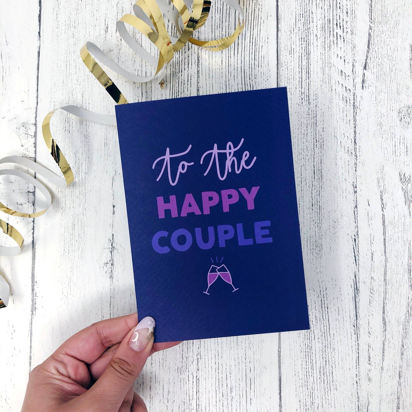 TO THE HAPPY COUPLE CARD