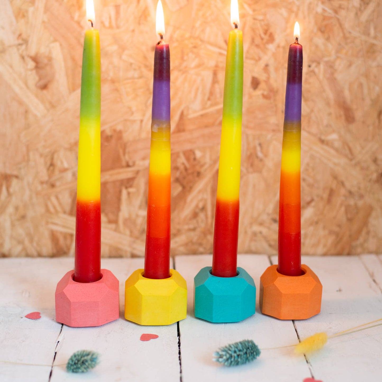SUMMER BRIGHTS CANDLE HOLDER