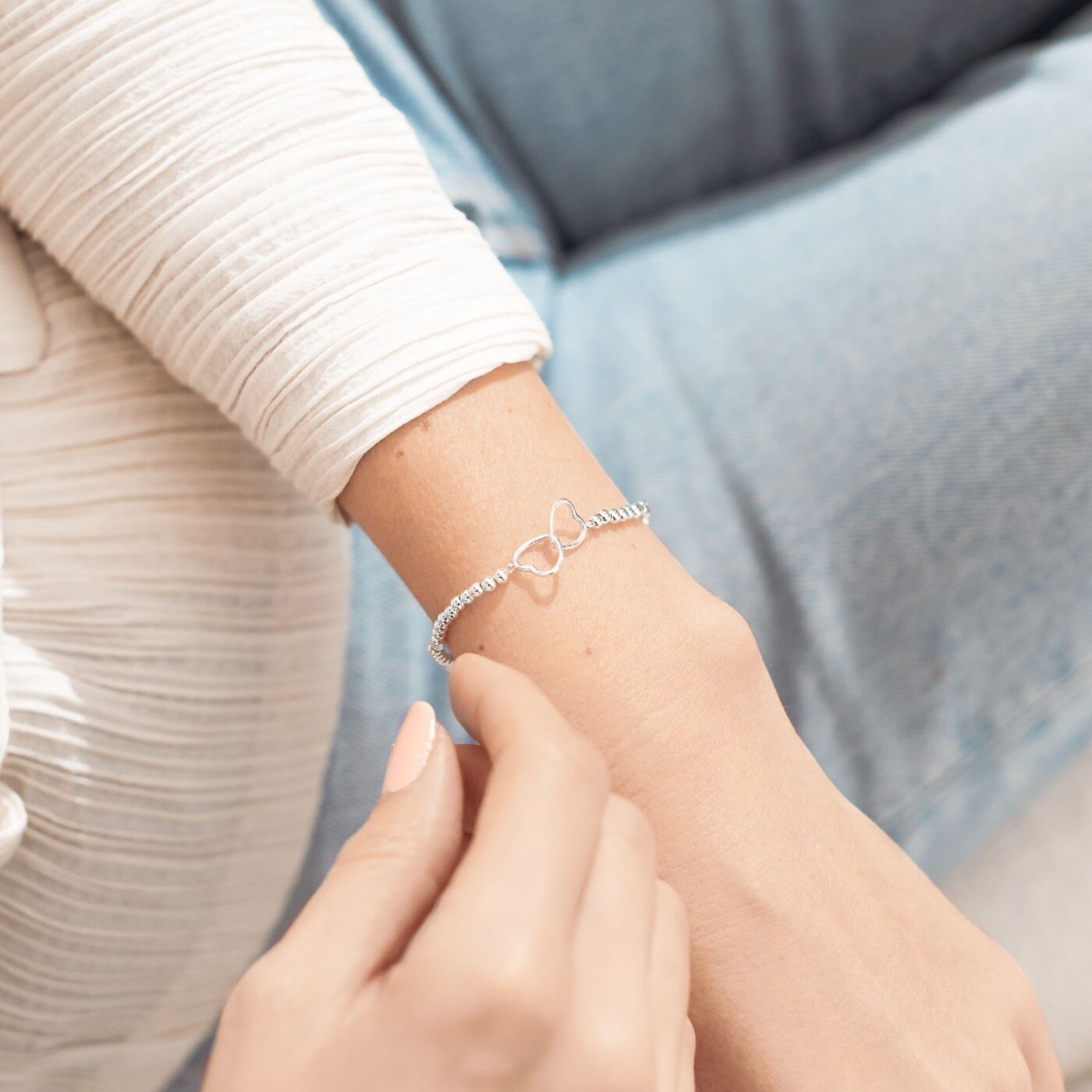 A LITTLE 'FRIENDSHIP' SILVER BRACELET