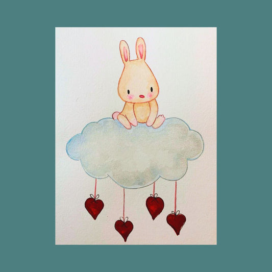 BABY BUNNY CLOUD CARD
