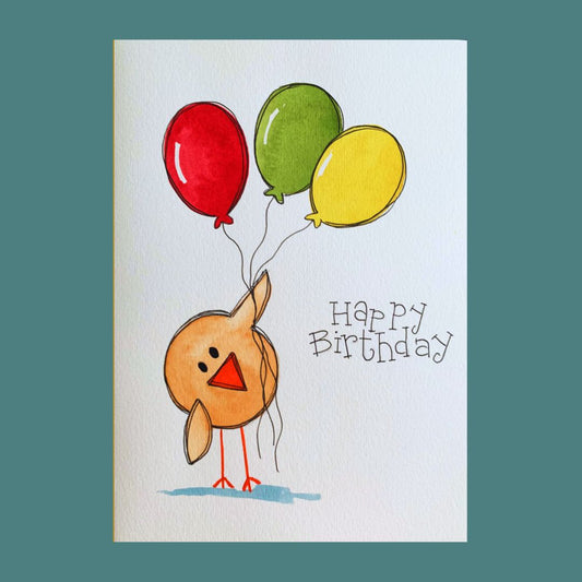 HAPPY BIRTHDAY BIRD CARD