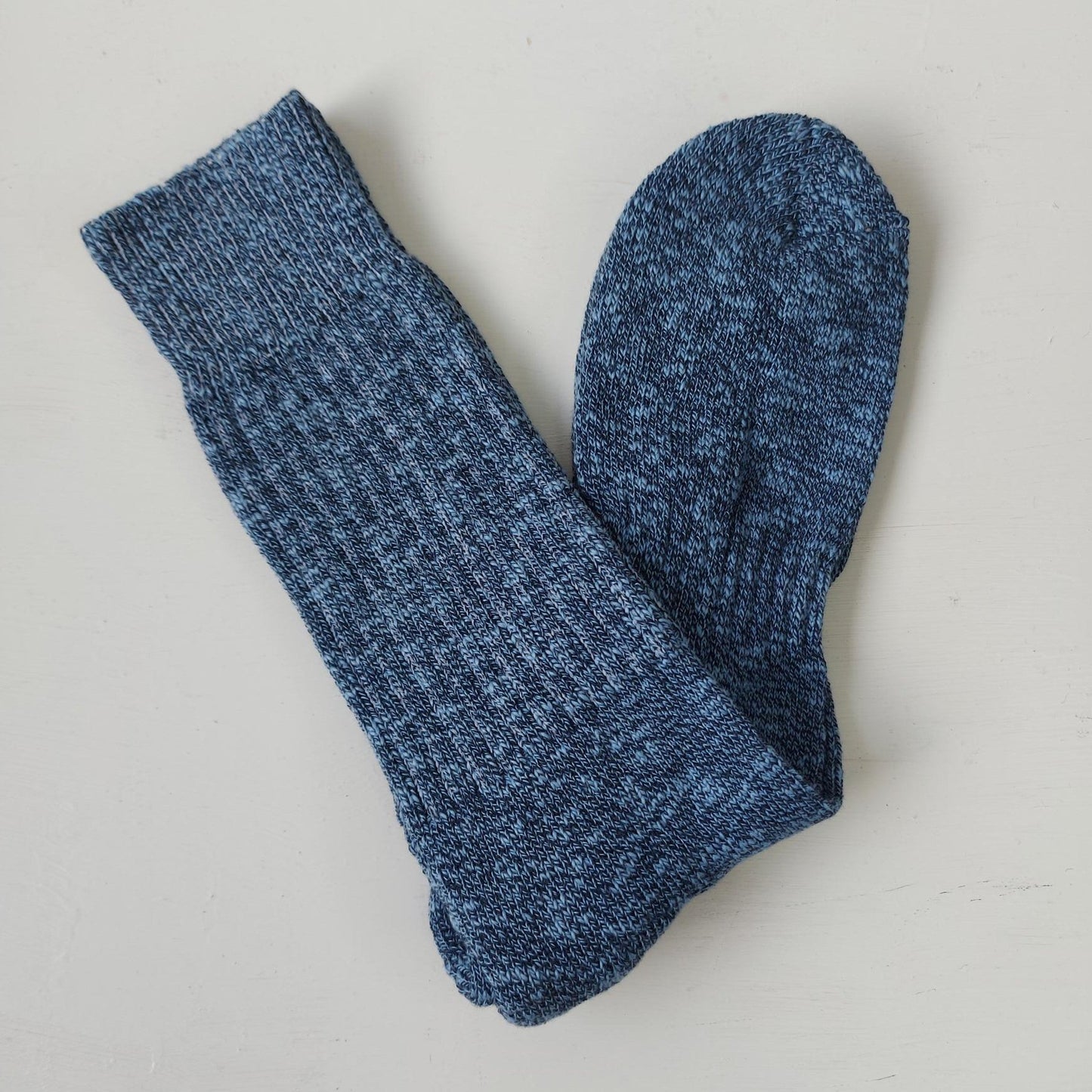 BLUE CHUNKY SOCKS