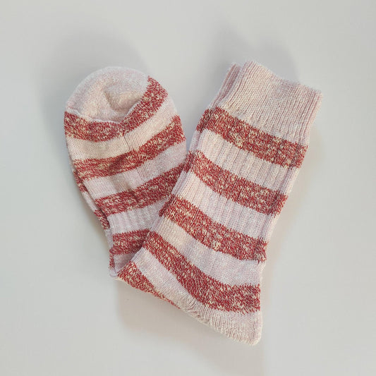 PINK/RED CHUNKY SOCKS