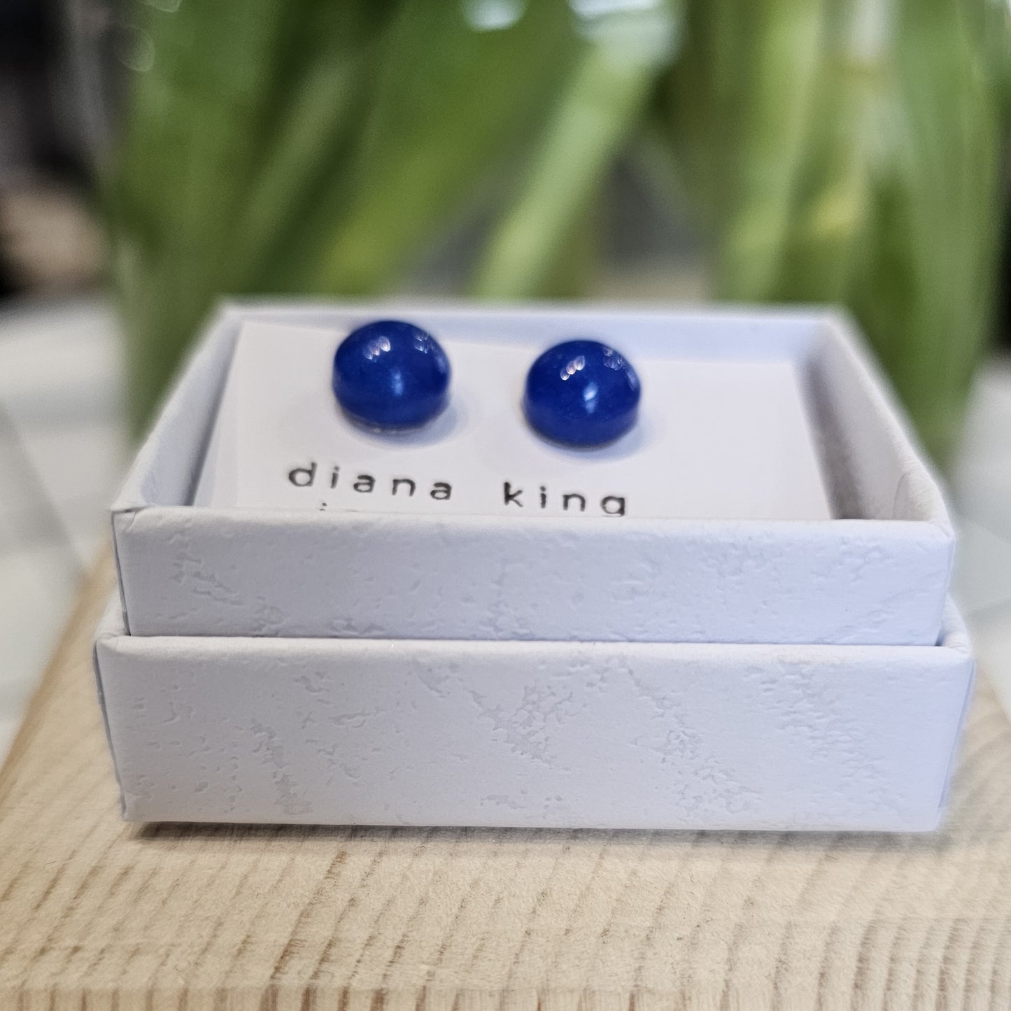DARK BLUE DOME STUDS