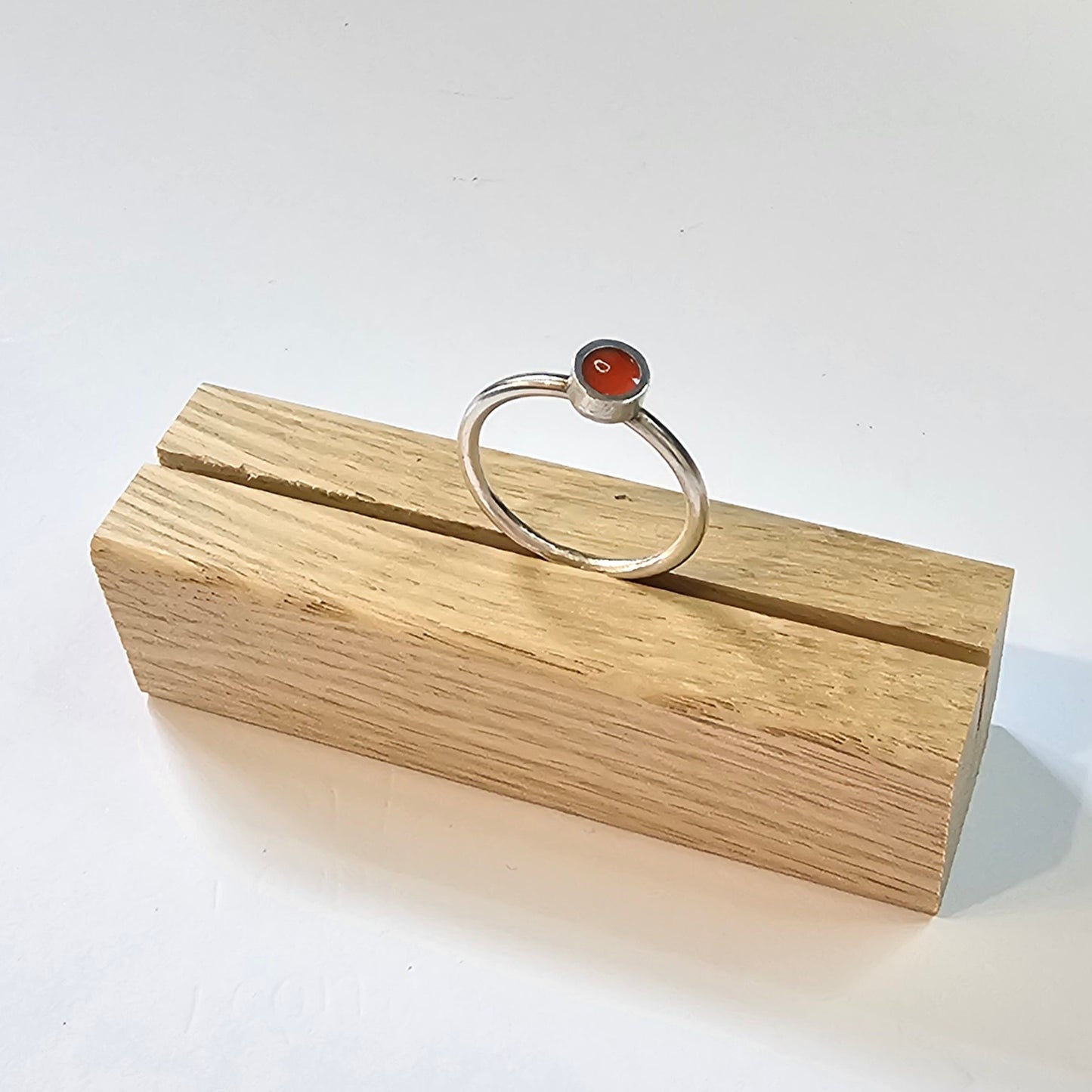 ENAMEL + SILVER RING