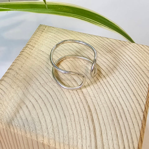 SILVER RING - DOUBLE