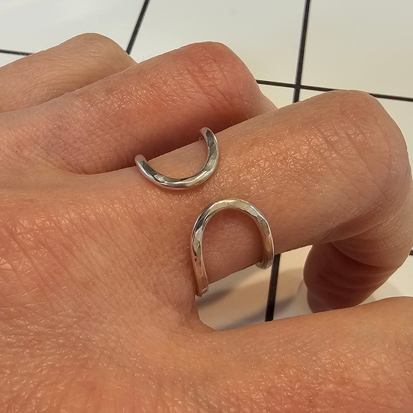 SILVER RING - DOUBLE