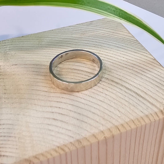 SILVER RING - TEXTURED