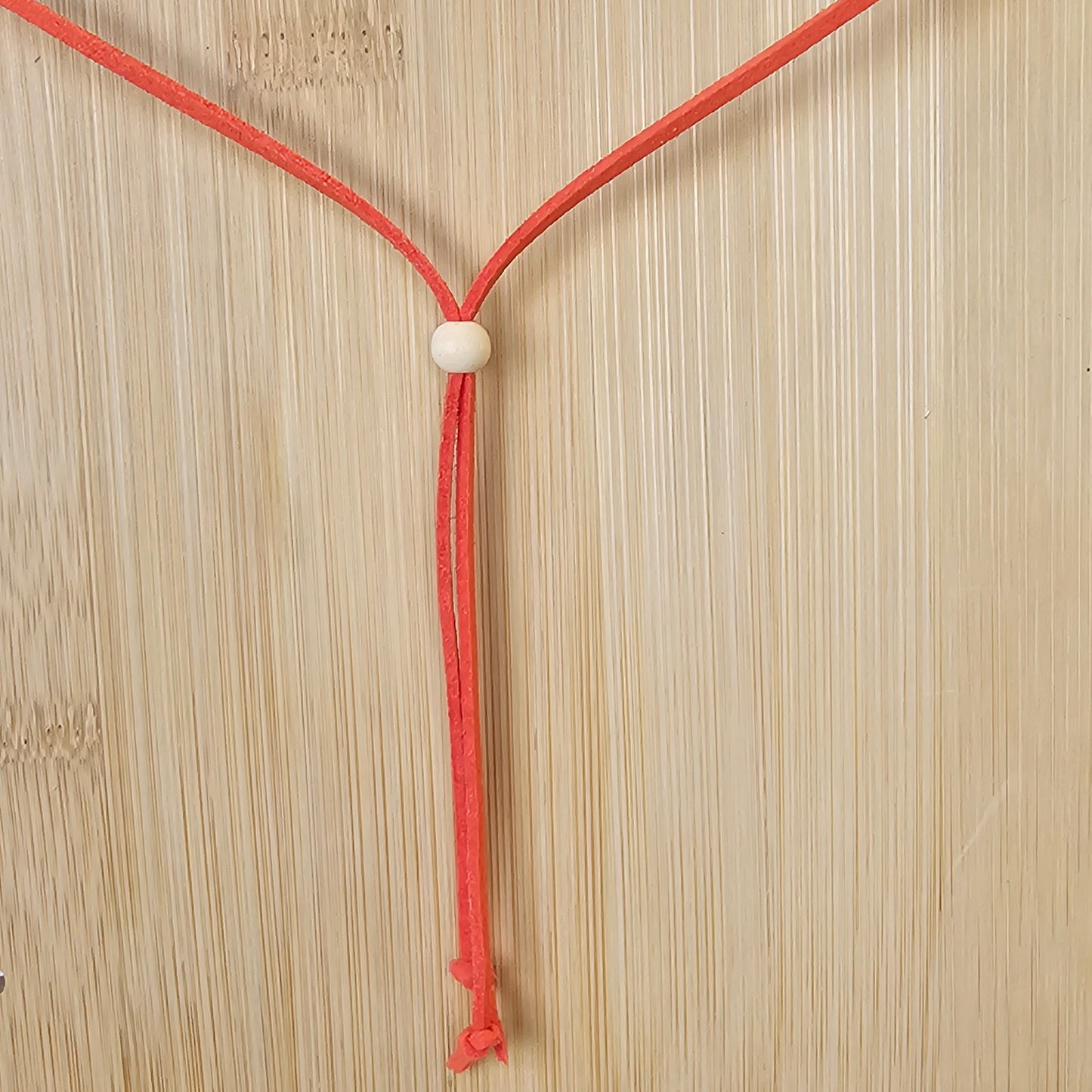 GEO BLOCK MARBLED BEAD COMPONENT NECKLACE