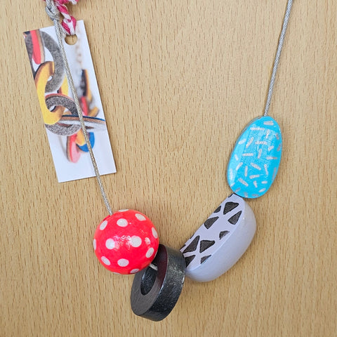 GEO BLOCK 4 COMPONENT NECKLACE