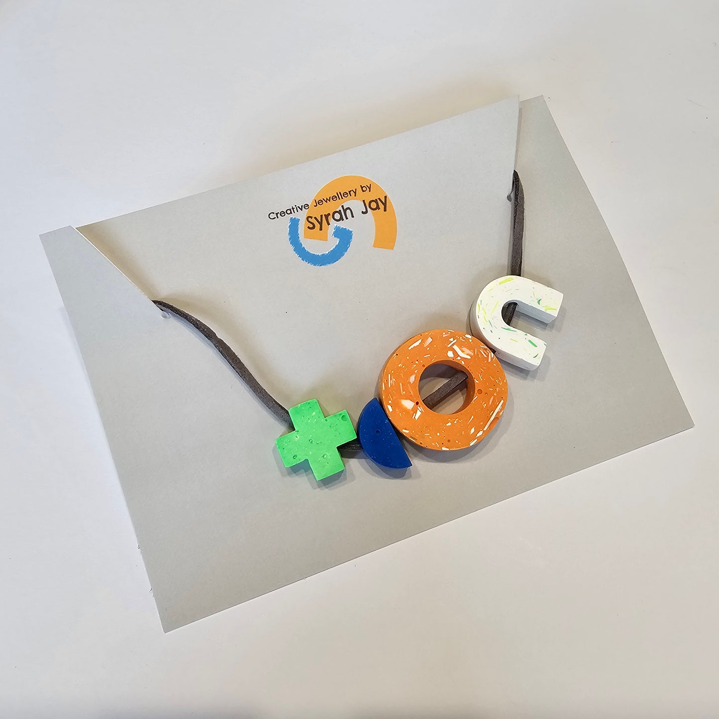 PIC N MIX JESMONITE BEAD NECKLACE