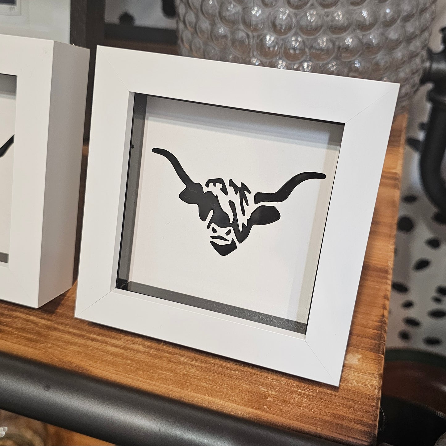FRAMED HIGHLAND COW PICTURE