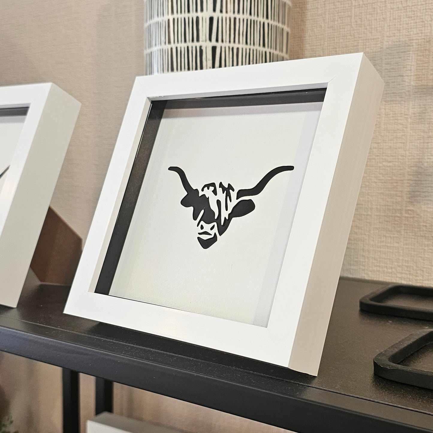 FRAMED HIGHLAND COW PICTURE