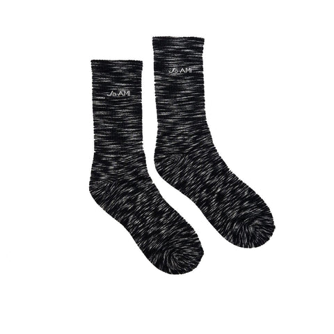 BLACK TWIST SOCKS