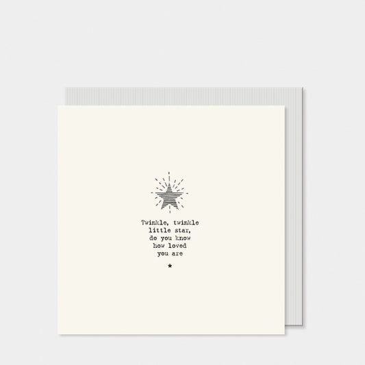 TWINKLE TWINKLE CARD