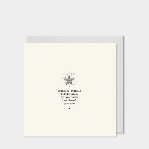 TWINKLE TWINKLE CARD