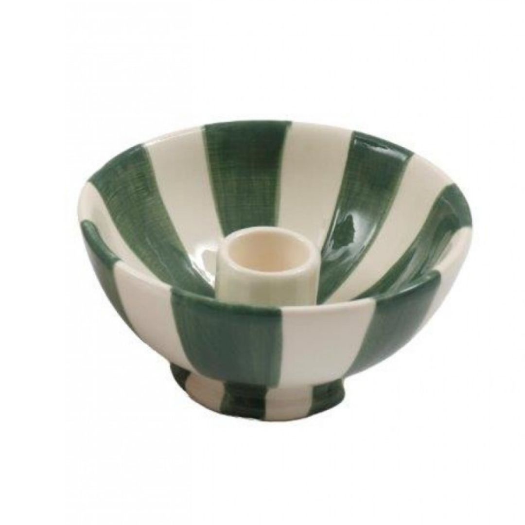 CABANA STRIPE CANDLE HOLDER