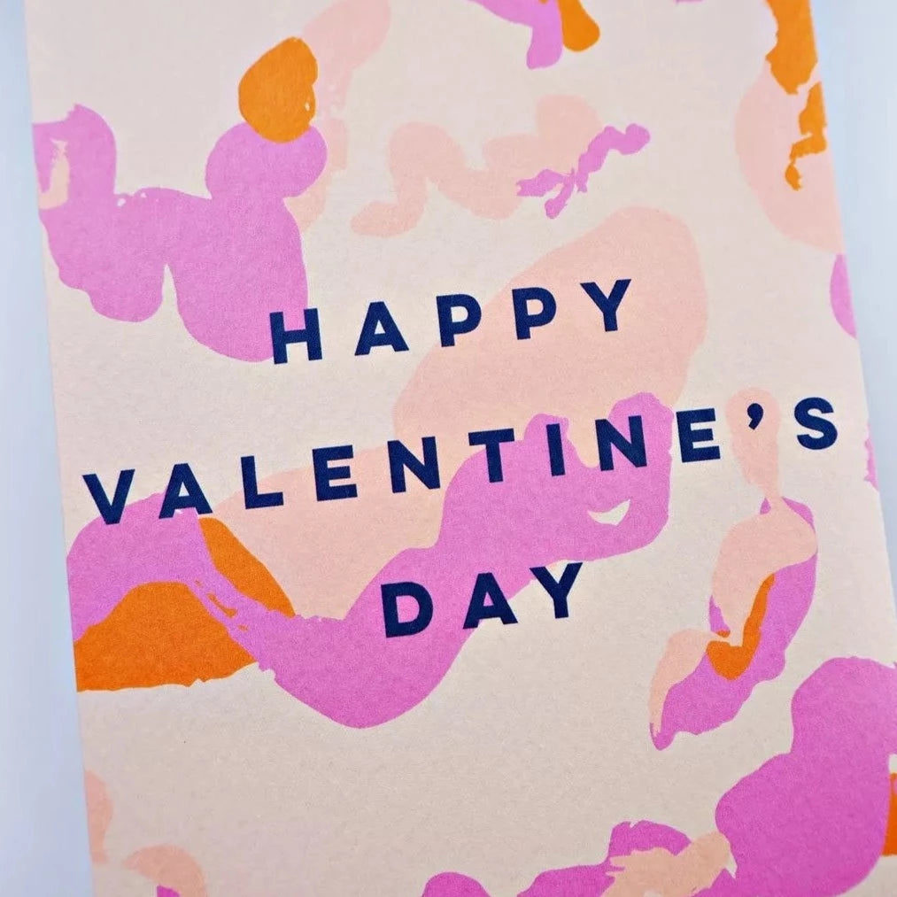 INKY MIX VALENTINES CARD