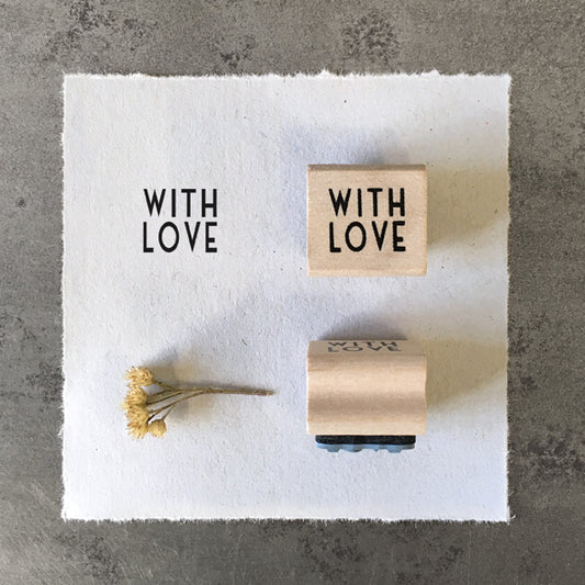 RUBBER STAMP - WITH LOVE