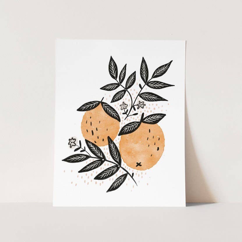 ORANGE PRINT