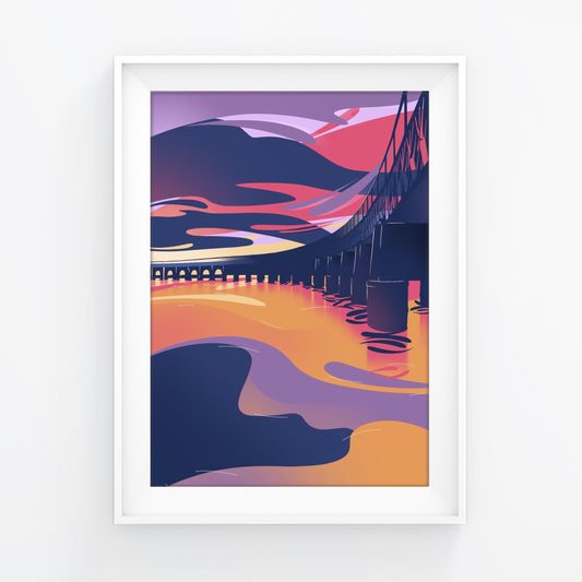 SUNSET ON TAY PRINT