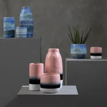 CALDERA TIE DYE EFFECT VASE