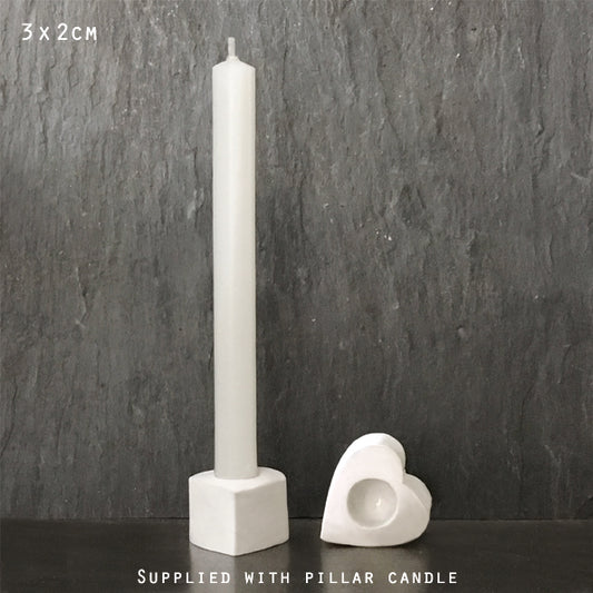 MINI HEART HOLDER WITH CANDLE