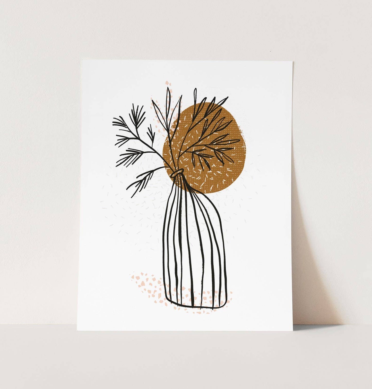 ABSTRACT VASE PRINT