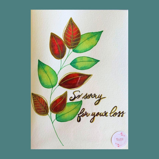 SORRY FOR YOUR LOSS CARD