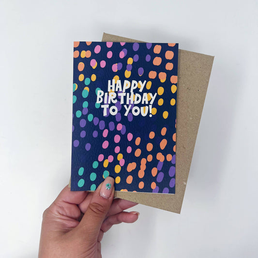 HAPPY BIRTHDAY TO YOU CARD