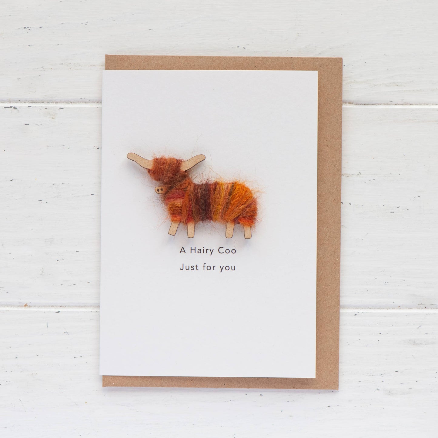 A HAIRY COO FOR YOU CARD