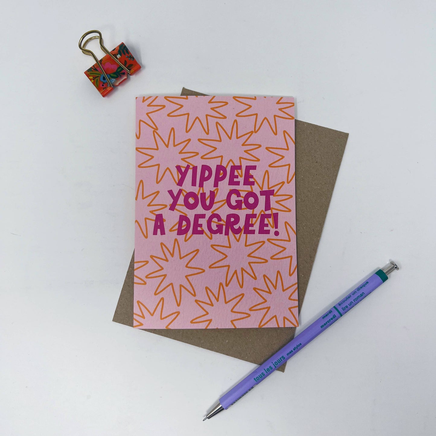 YIPPEE YOU GOT A DEGREE CARD