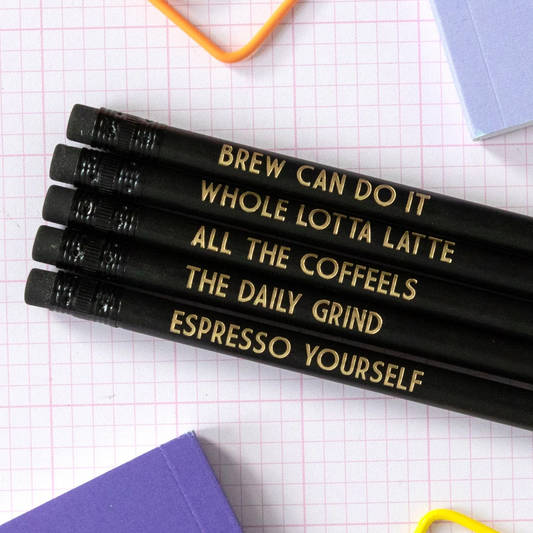 COFFEE LOVER PENCIL SET