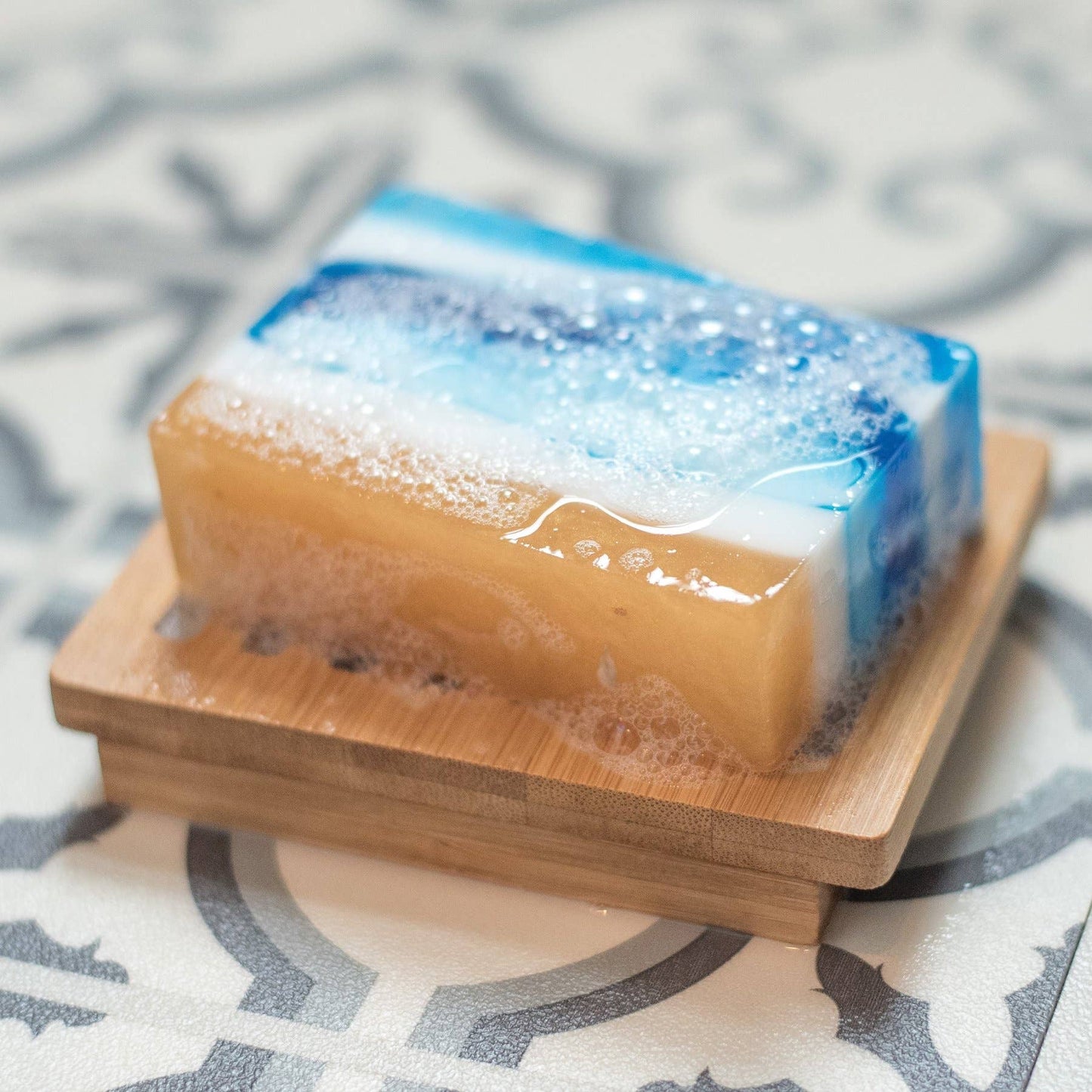 SEA SALT & DRIFTWOOD HANDMADE SOAP SLICE