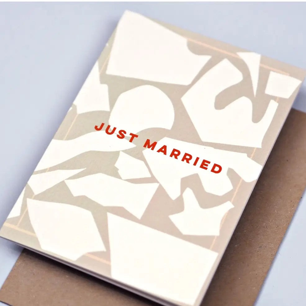 JUST MARRIED CARD
