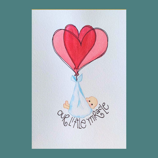 BABY LITTLE MIRACLE CARD