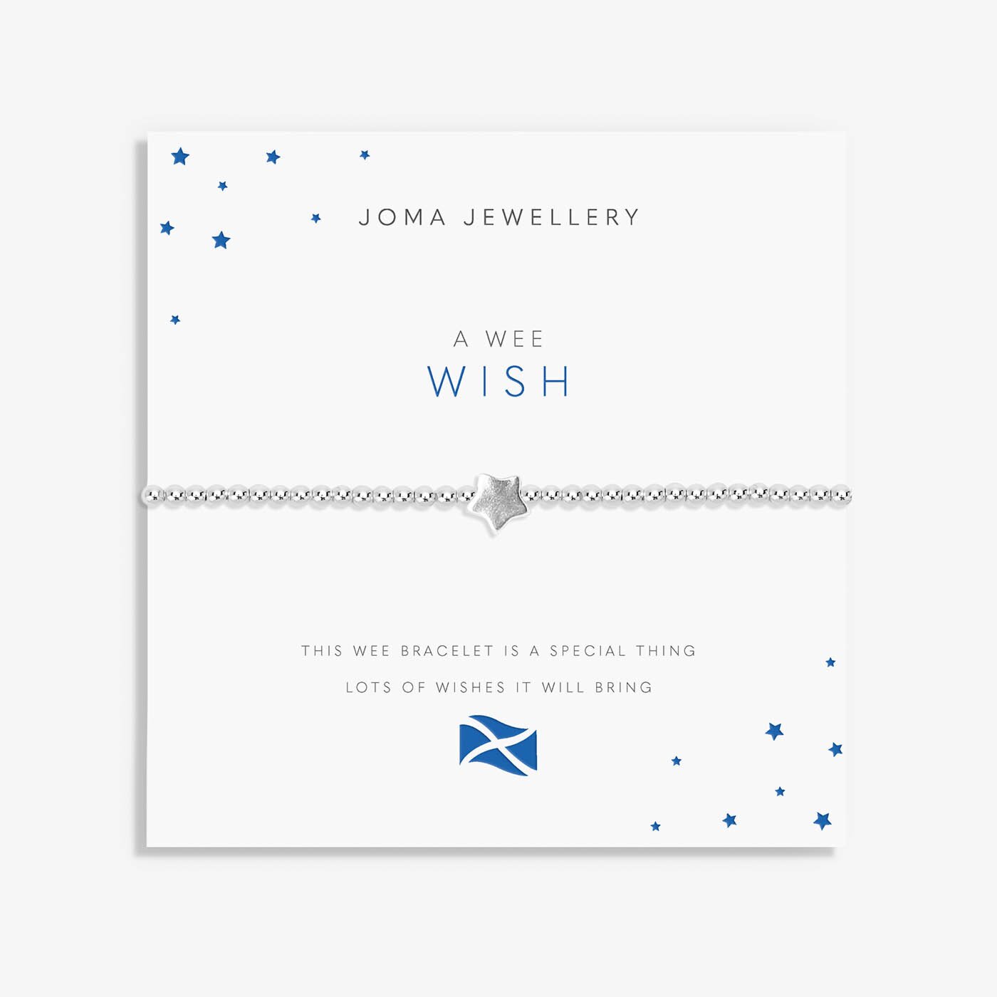A WEE 'WISH' SILVER BRACELET
