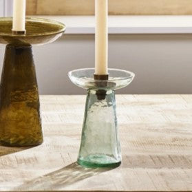 AVYN RECYCLED GLASS CANDLE HOLDER