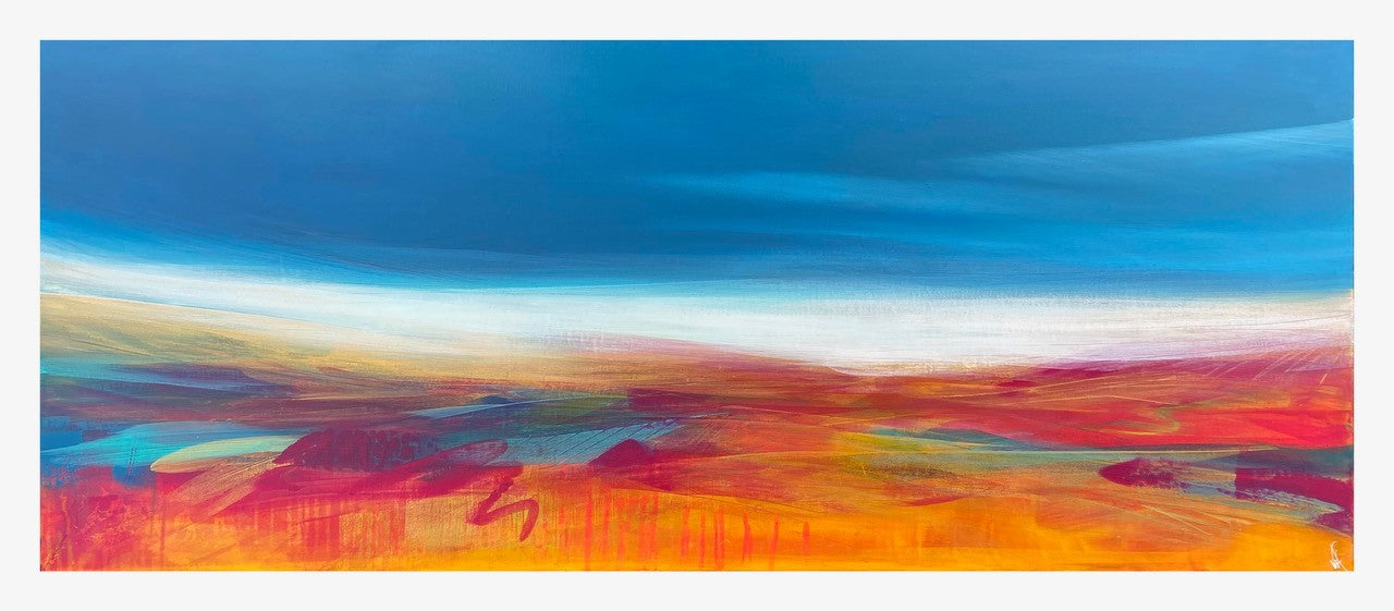 Autumn's Opulence landscape print by Victoria Wylie inspired by Carrot Hill