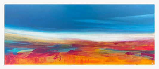 Autumn's Opulence landscape print by Victoria Wylie inspired by Carrot Hill