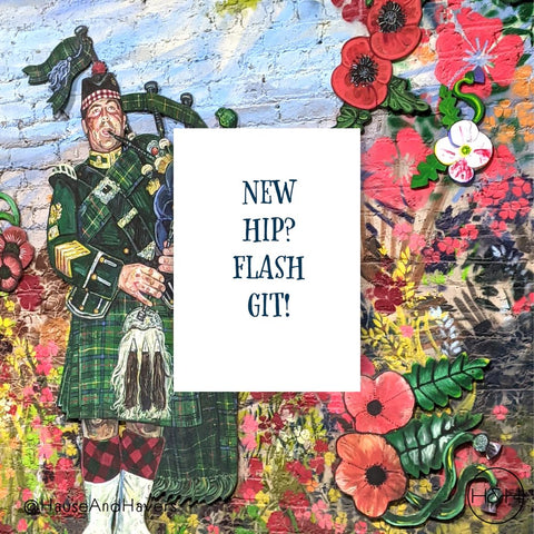 NEW HIP FLASH GIT CARD