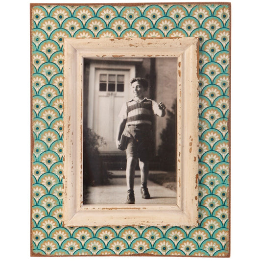 BOUDOIR STAMP PHOTO FRAME - AQUA